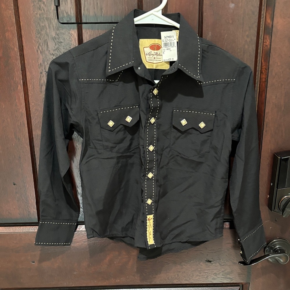 Larry Mahan Kids Western Shirt NWT 10/12